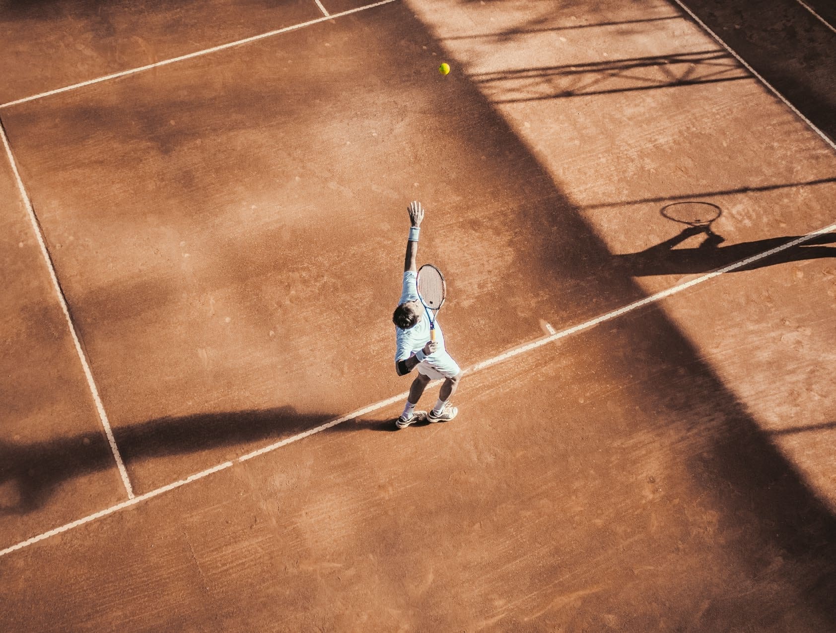 Beautiful sports courts for practicing your strokes.
