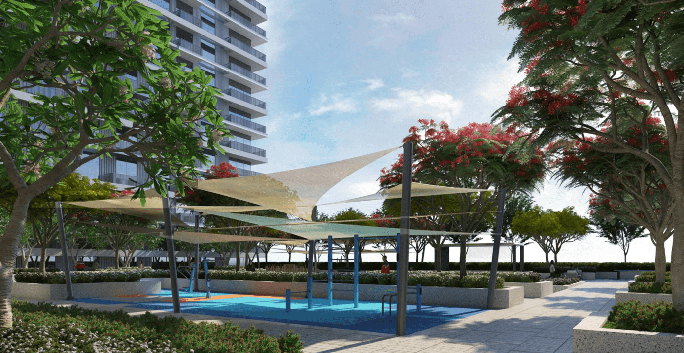 Flexible Lawn Area and BBQ Unit