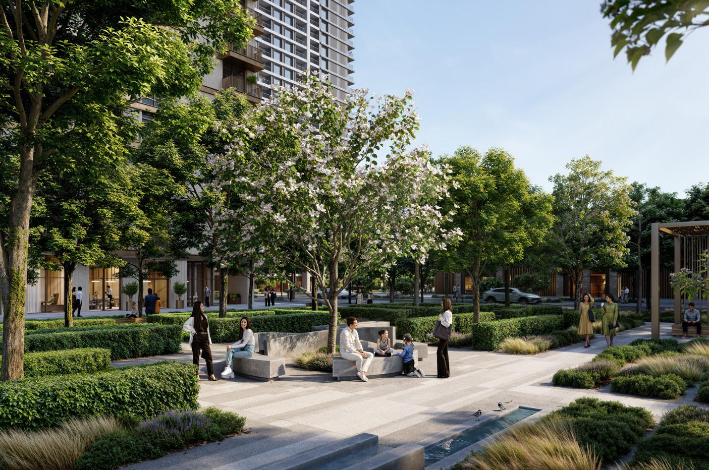 Landskaped Podium Decks