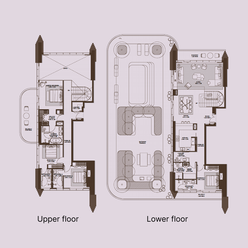 4 bedroom Sky Villa -  Atelis