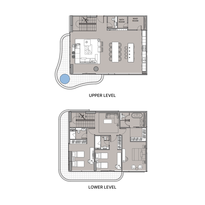 3 bedroom Penthouse -  Beach Walk 4