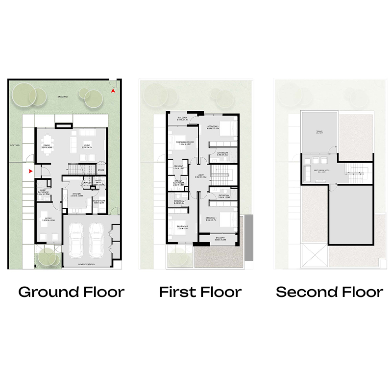 4 bedroom Villa -  Masaar 3 Phases 1 and 2