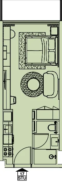 0.0 bedroom apartments -  Cove Edition 5