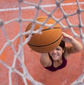 Half-court basketball