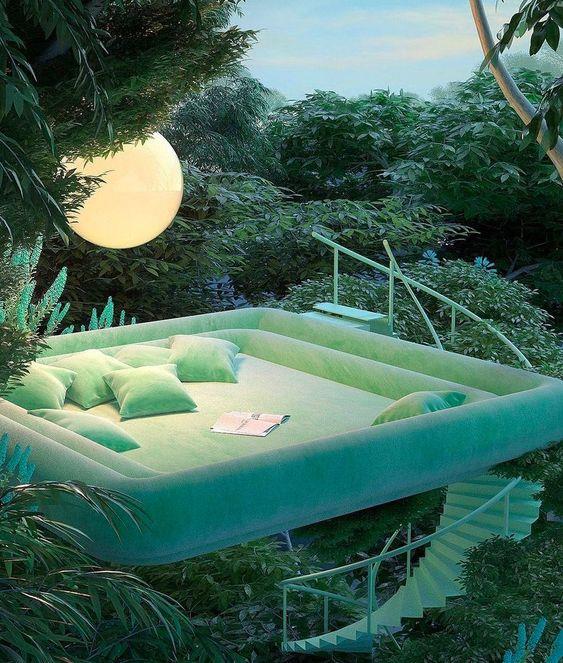 Sky/floating beds